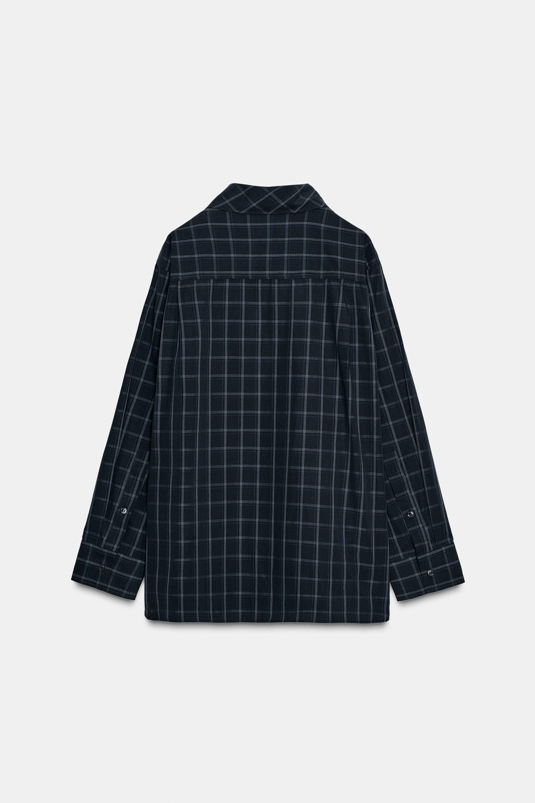 Poplin Shirt with Square