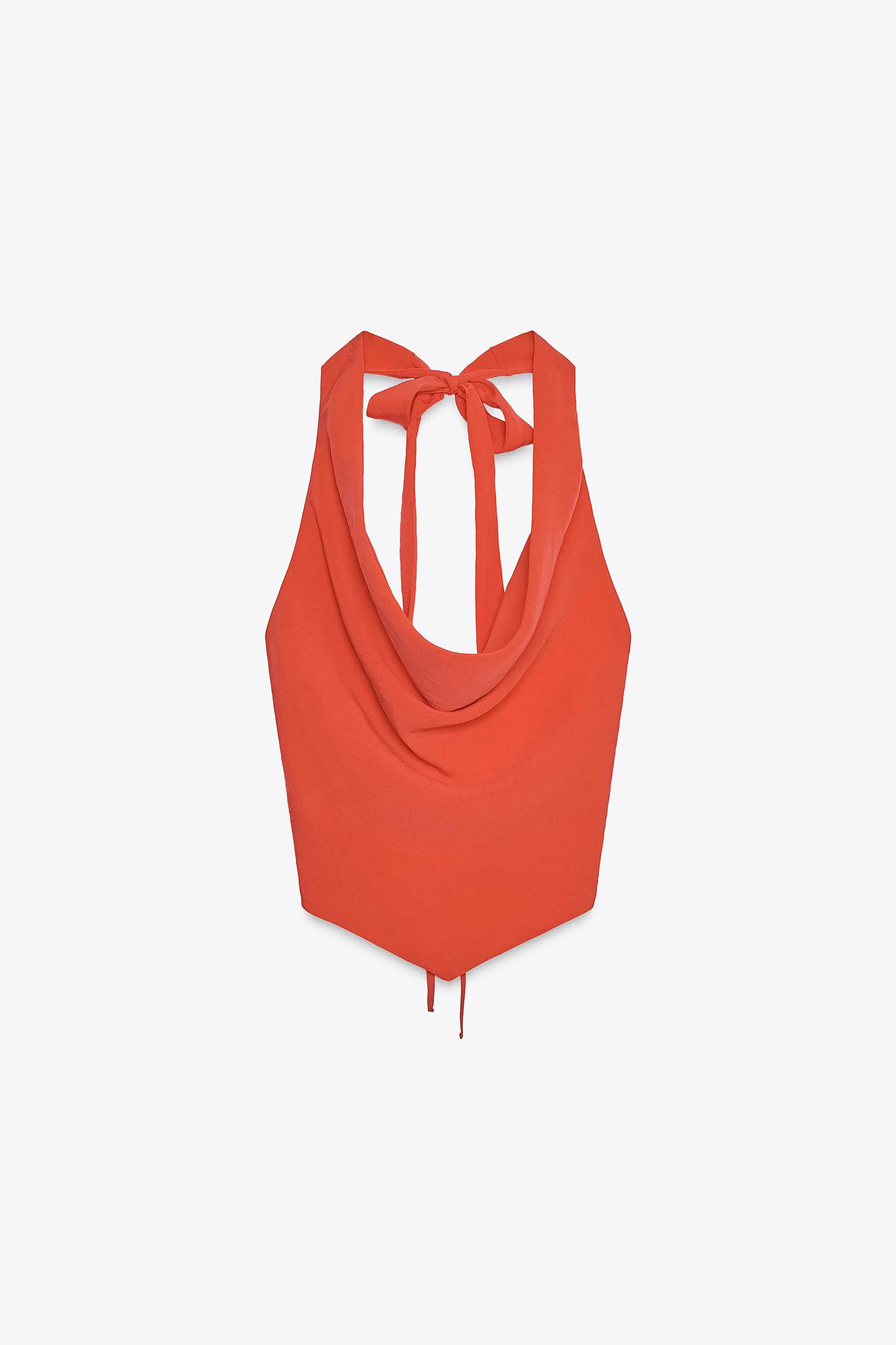 Draped Halter Top