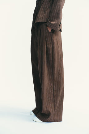 DOUBLE PLEAT TROUSERS