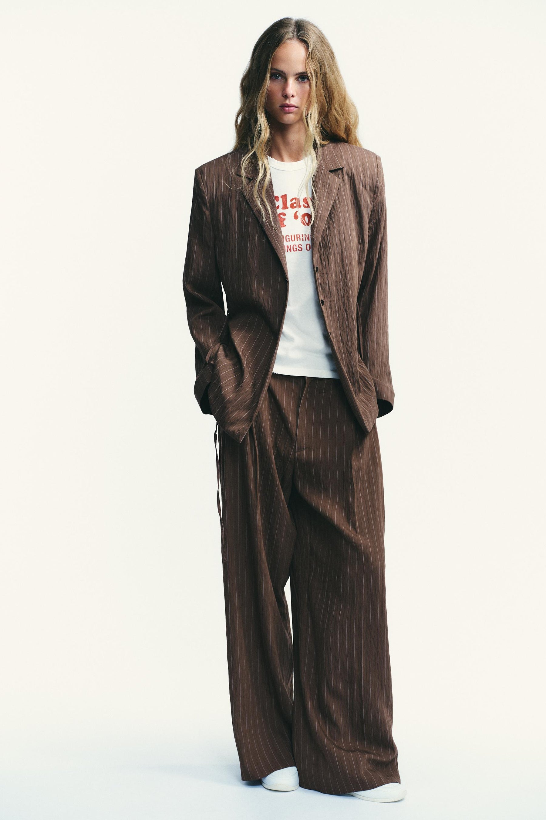 DOUBLE PLEAT TROUSERS