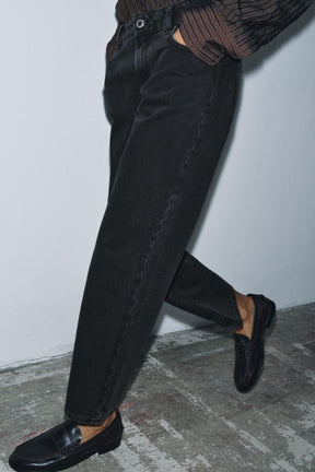 Mid-waist cigarette jeans