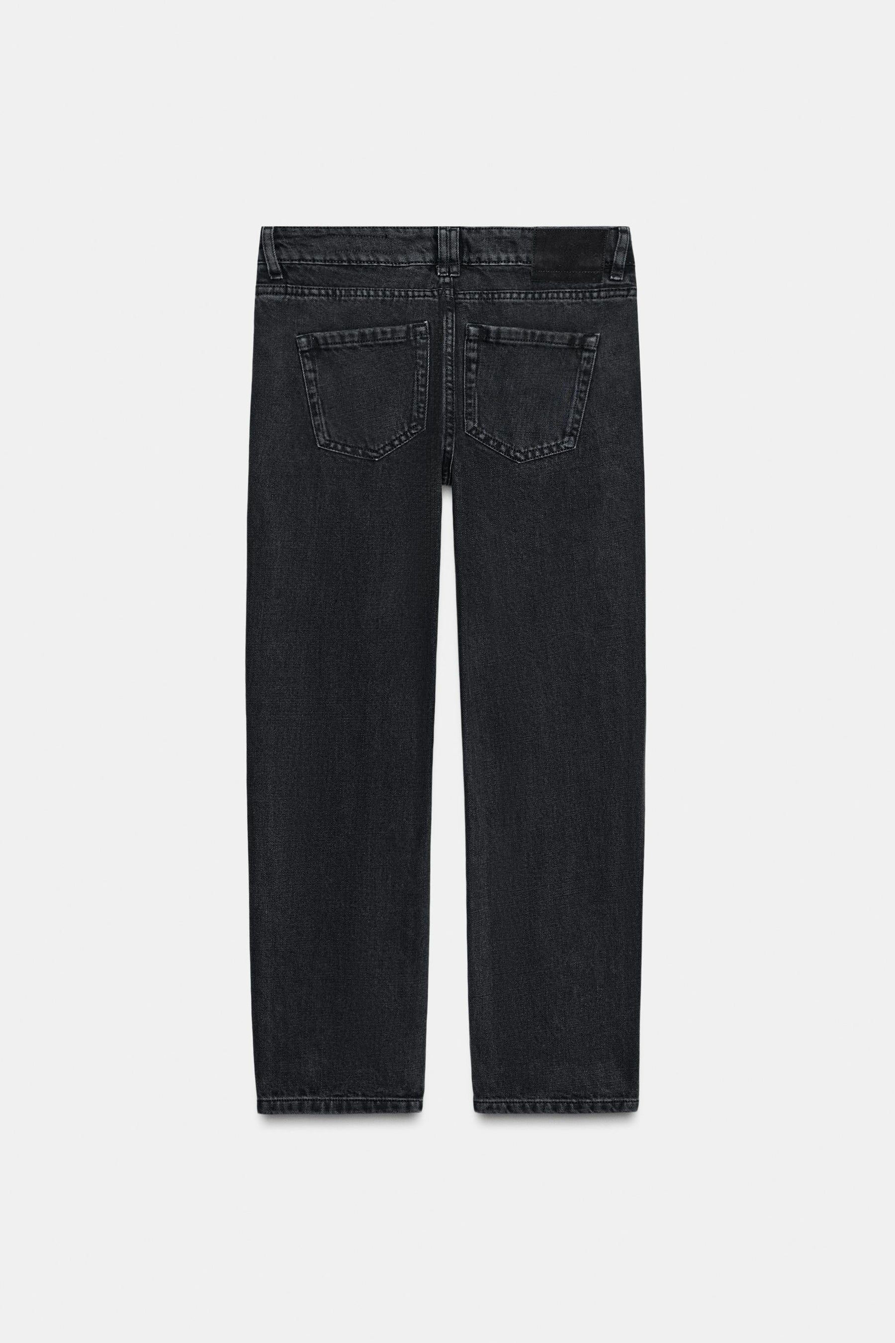 Mid-waist cigarette jeans