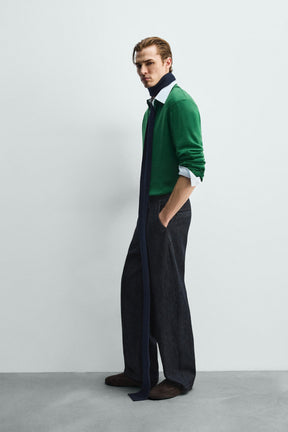 WOOL KNIT POLO SHIRT - Image 4