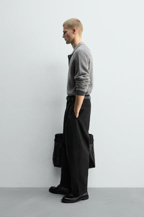 Textured Bouclé Polo