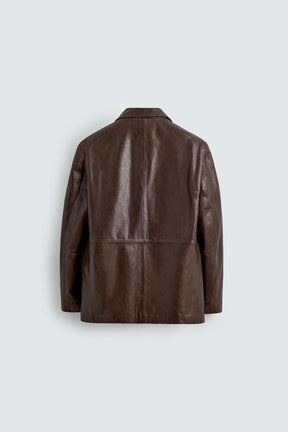 LIMITED EDITION LEATHER BLAZER - Image 7