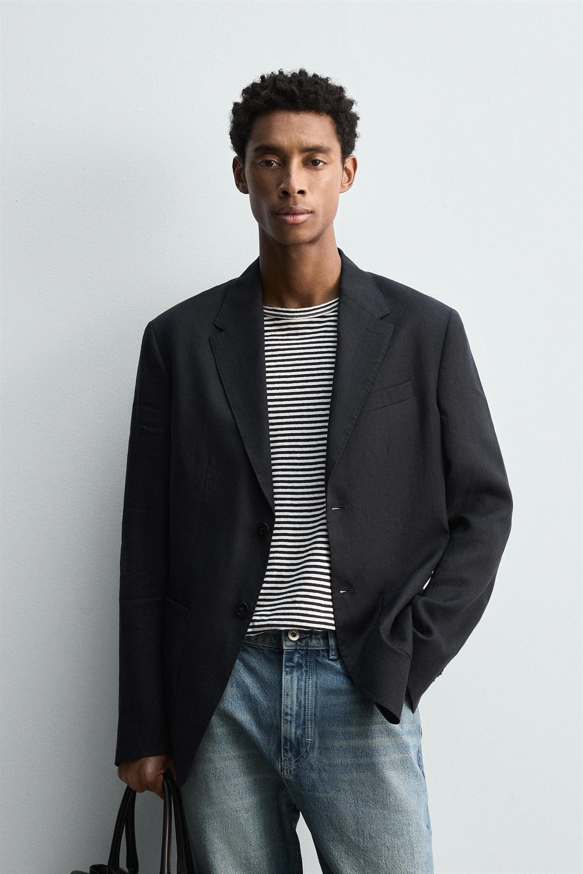 100% LINEN SUIT BLAZER - Image 2