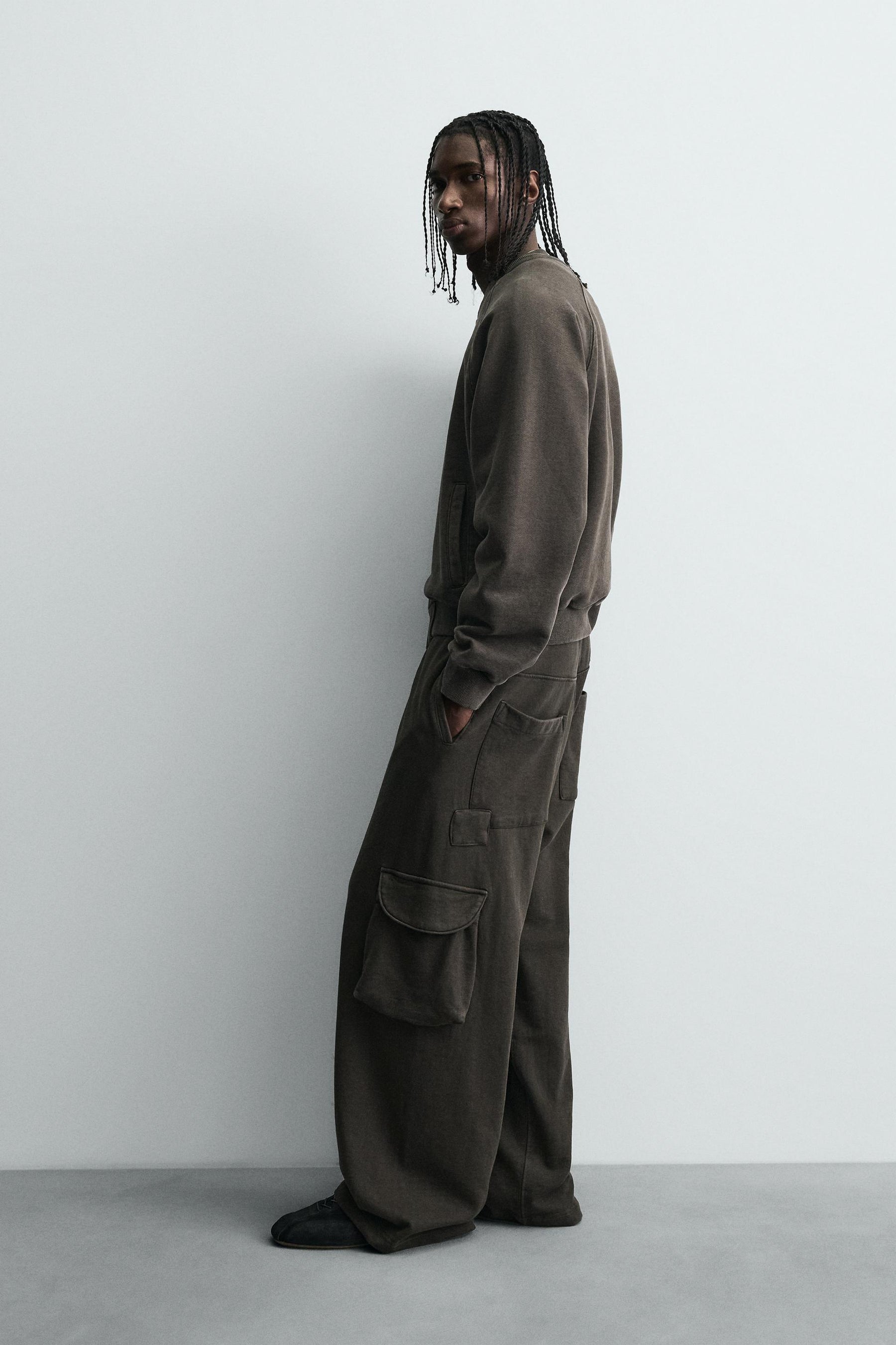WASHED CARGO TROUSERS - Image 4