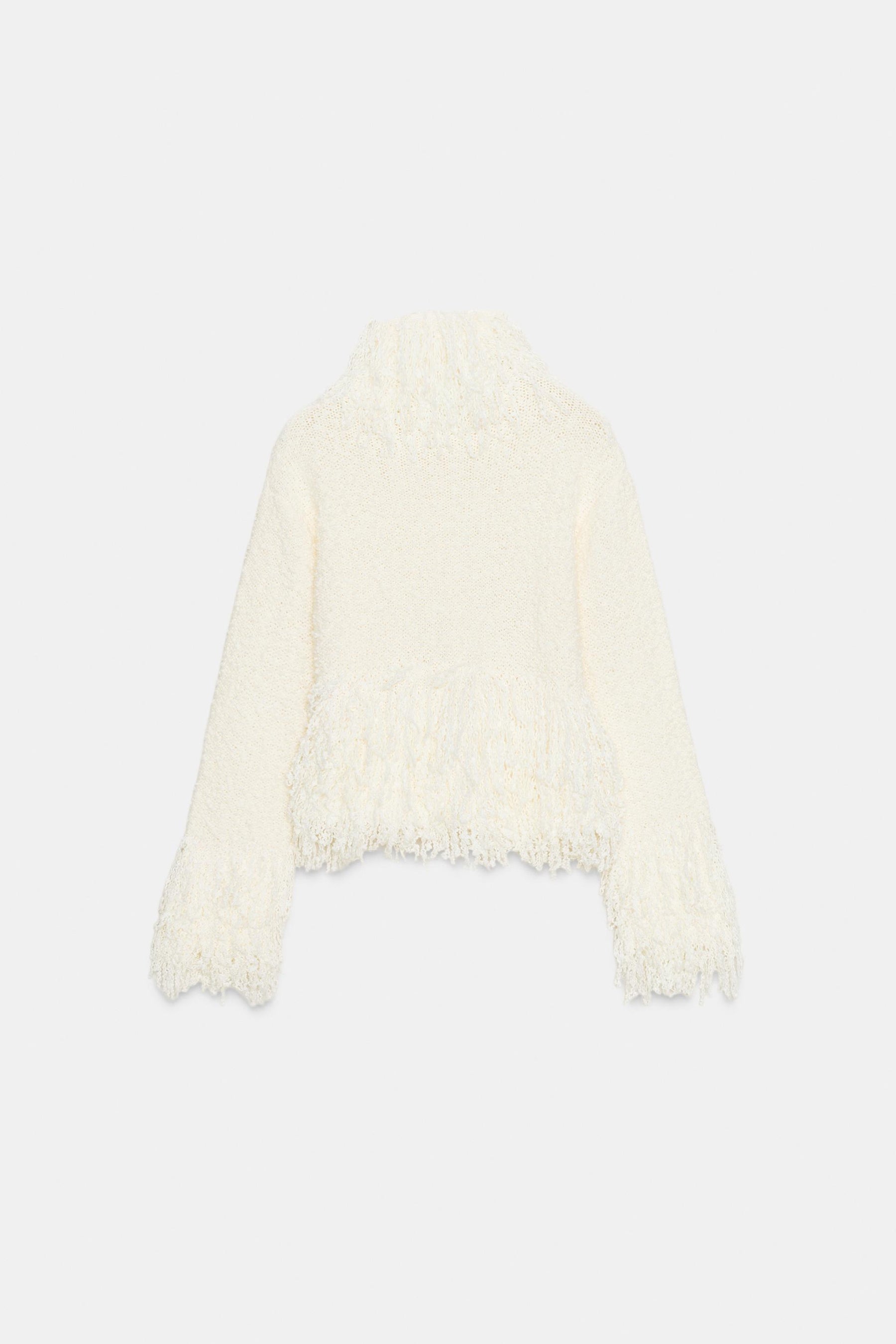 FRINGED KNIT JUMPER