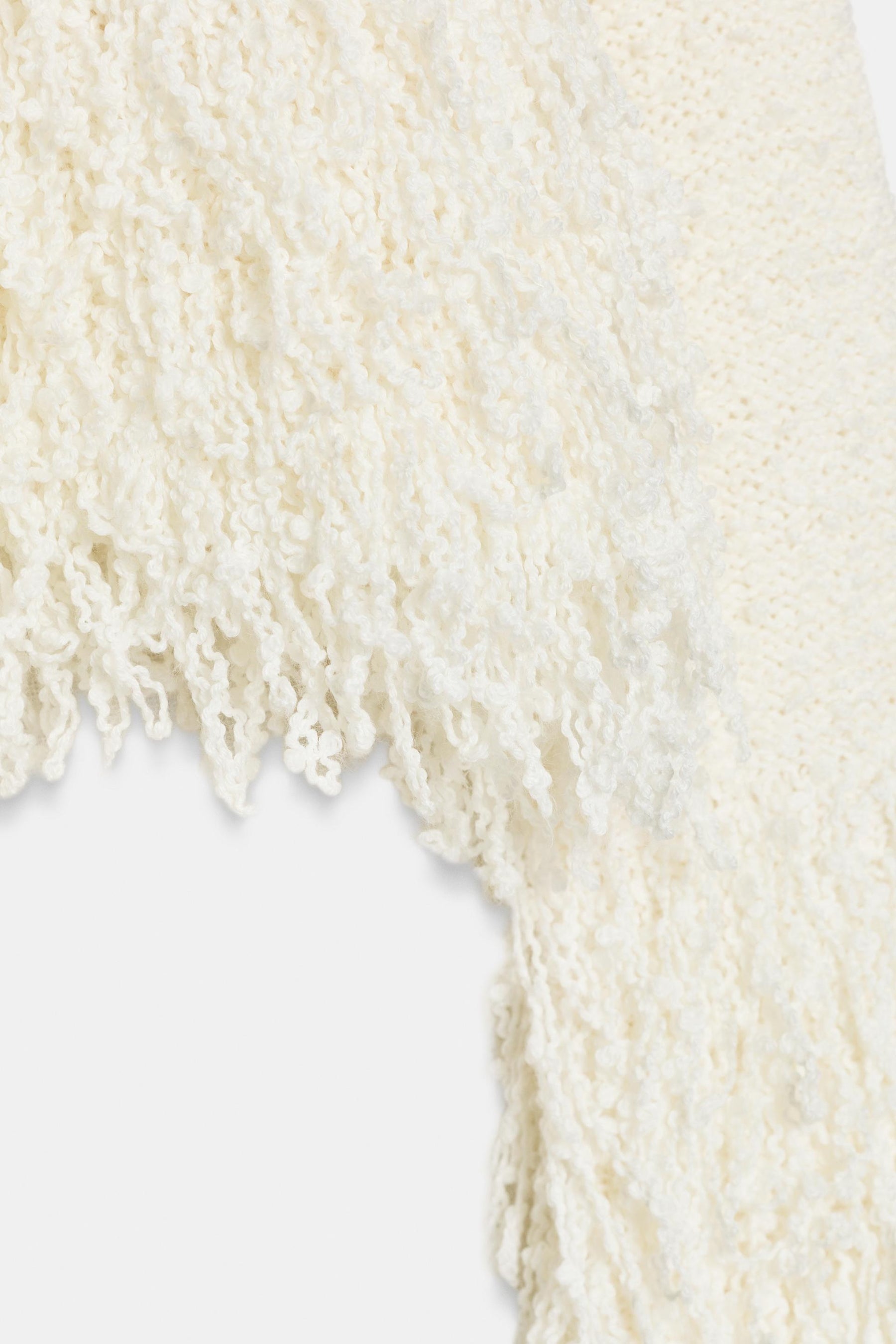 FRINGED KNIT JUMPER