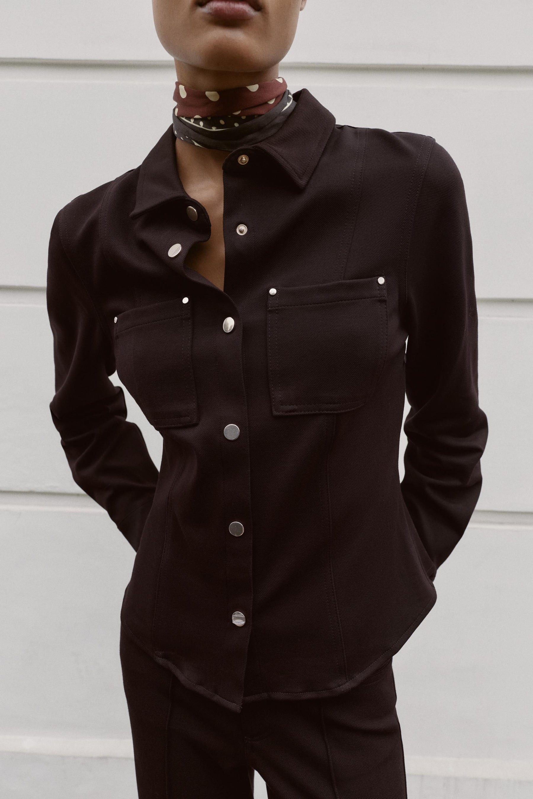 Tailored Crepe Shirt