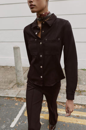 Tailored Crepe Shirt