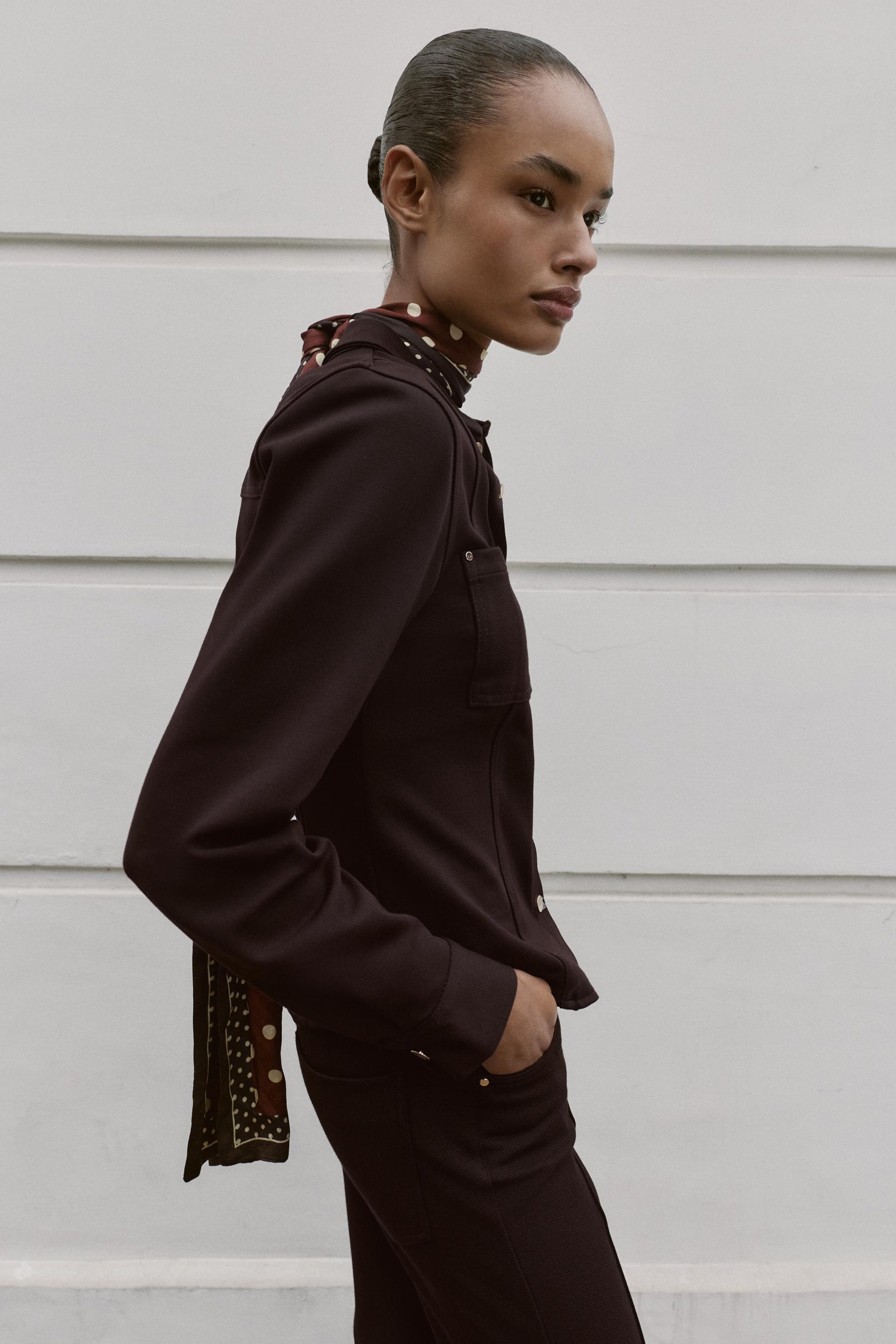 Tailored Crepe Shirt