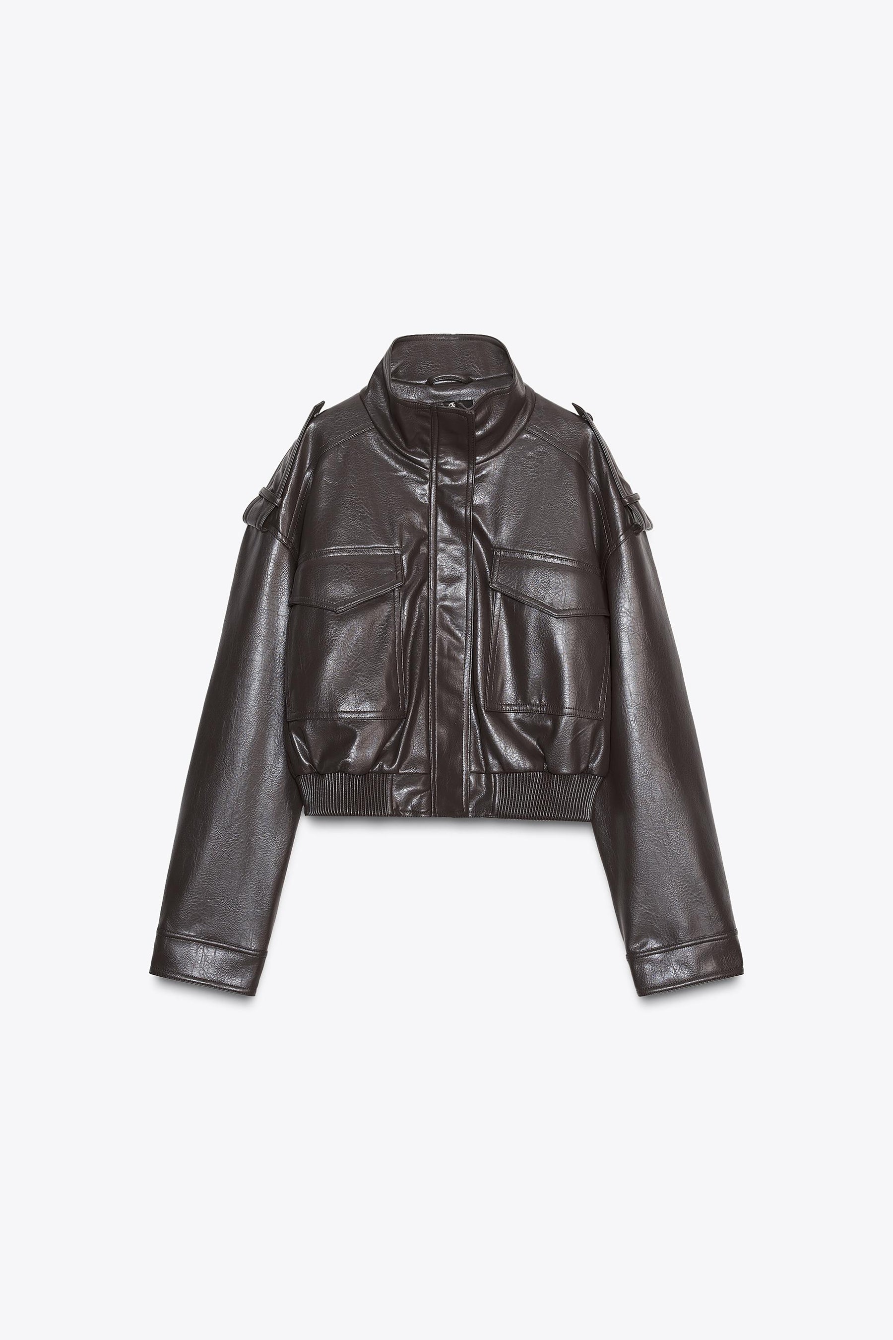 Faux Leather Jacket