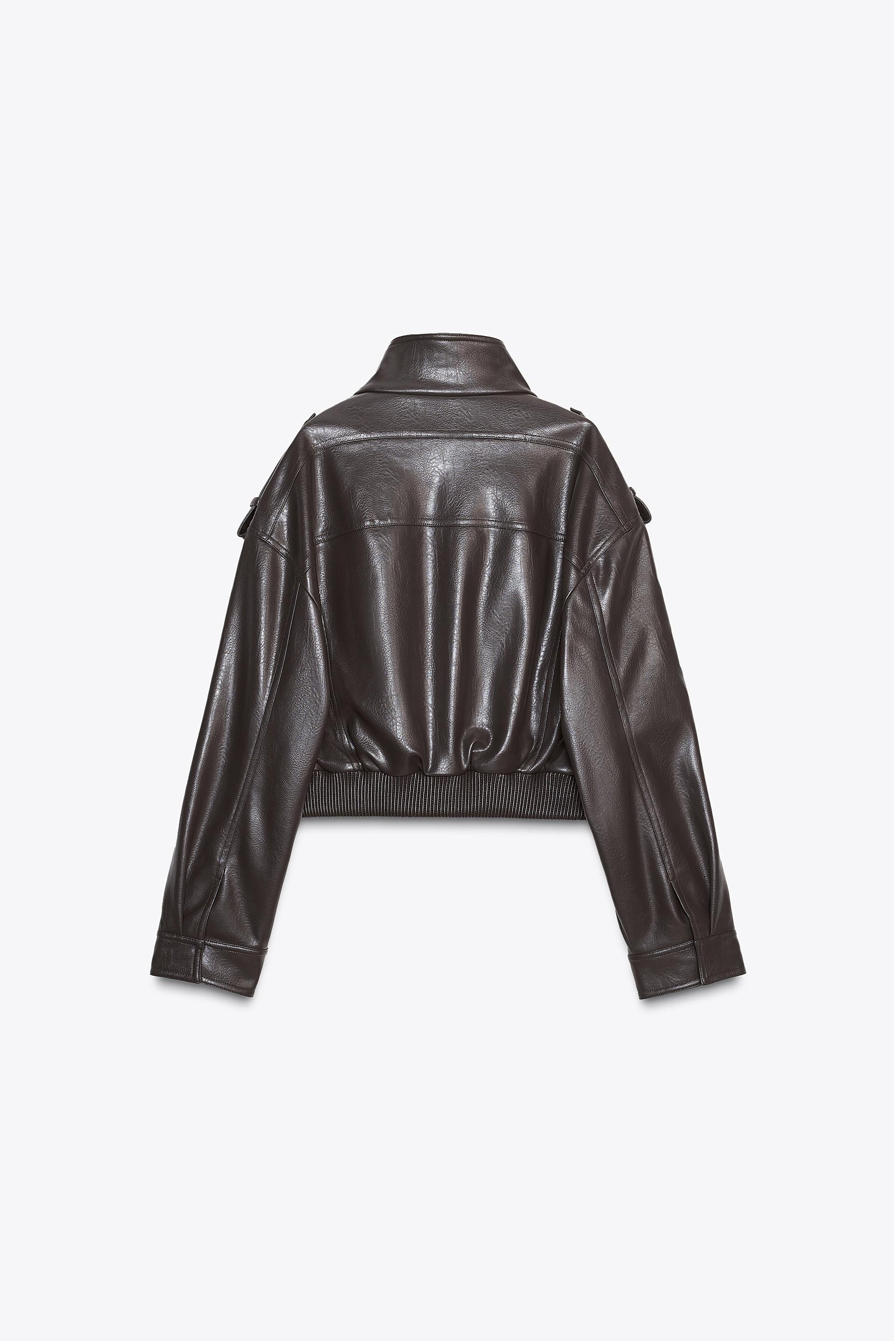 Faux Leather Jacket