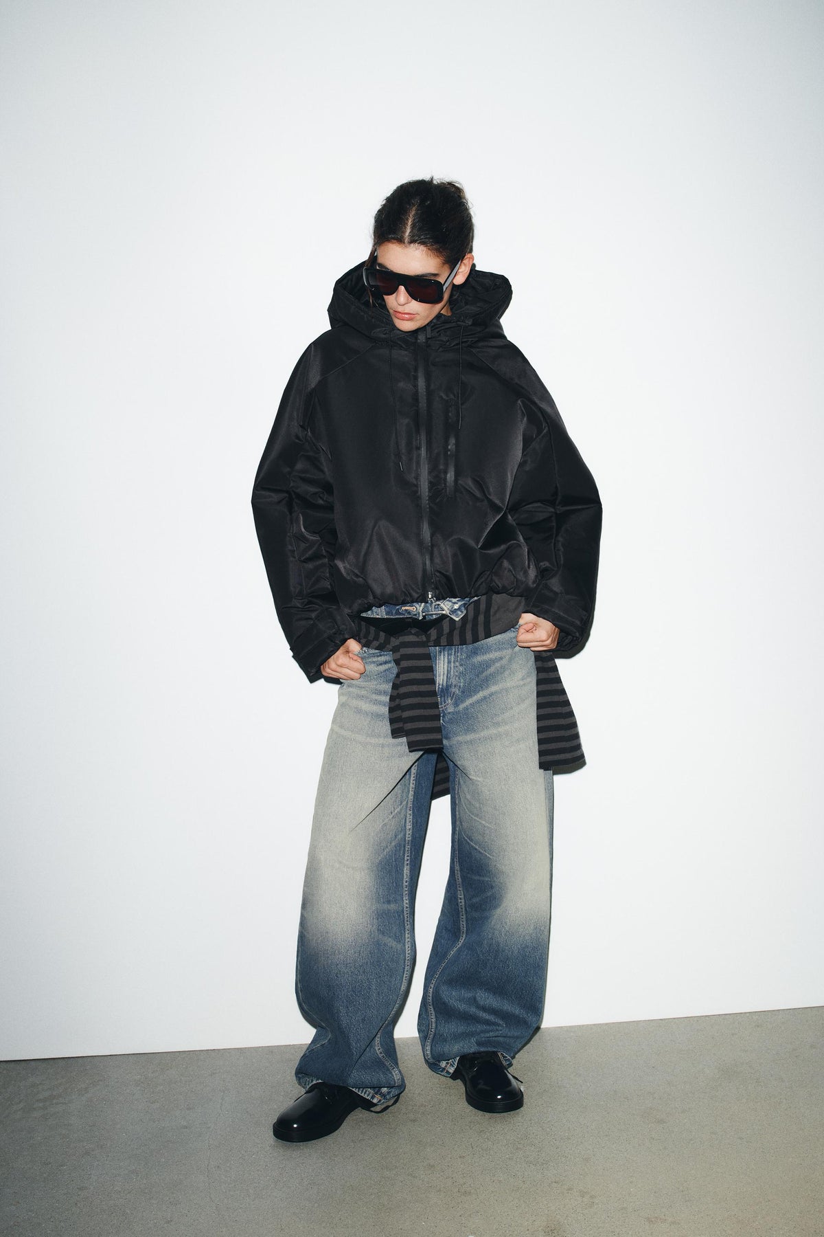 Puffer jacket with hoodie - Image 1