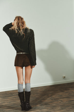 OVERSIZED CHECK SHIRT