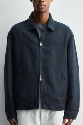 REGULAR FIT 100% LINEN JACKET - Image 6