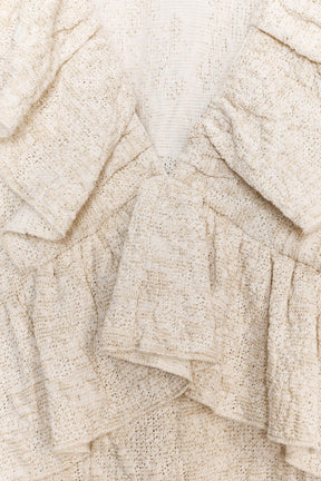 METALLIC JACQUARD TOP