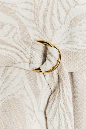 JACQUARD DRESS WITH BELT - Image 6