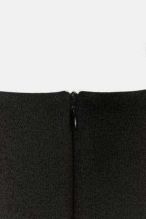 RHINESTONE-BUTTON TOP