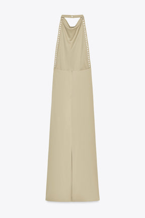 Studded Halter Dress