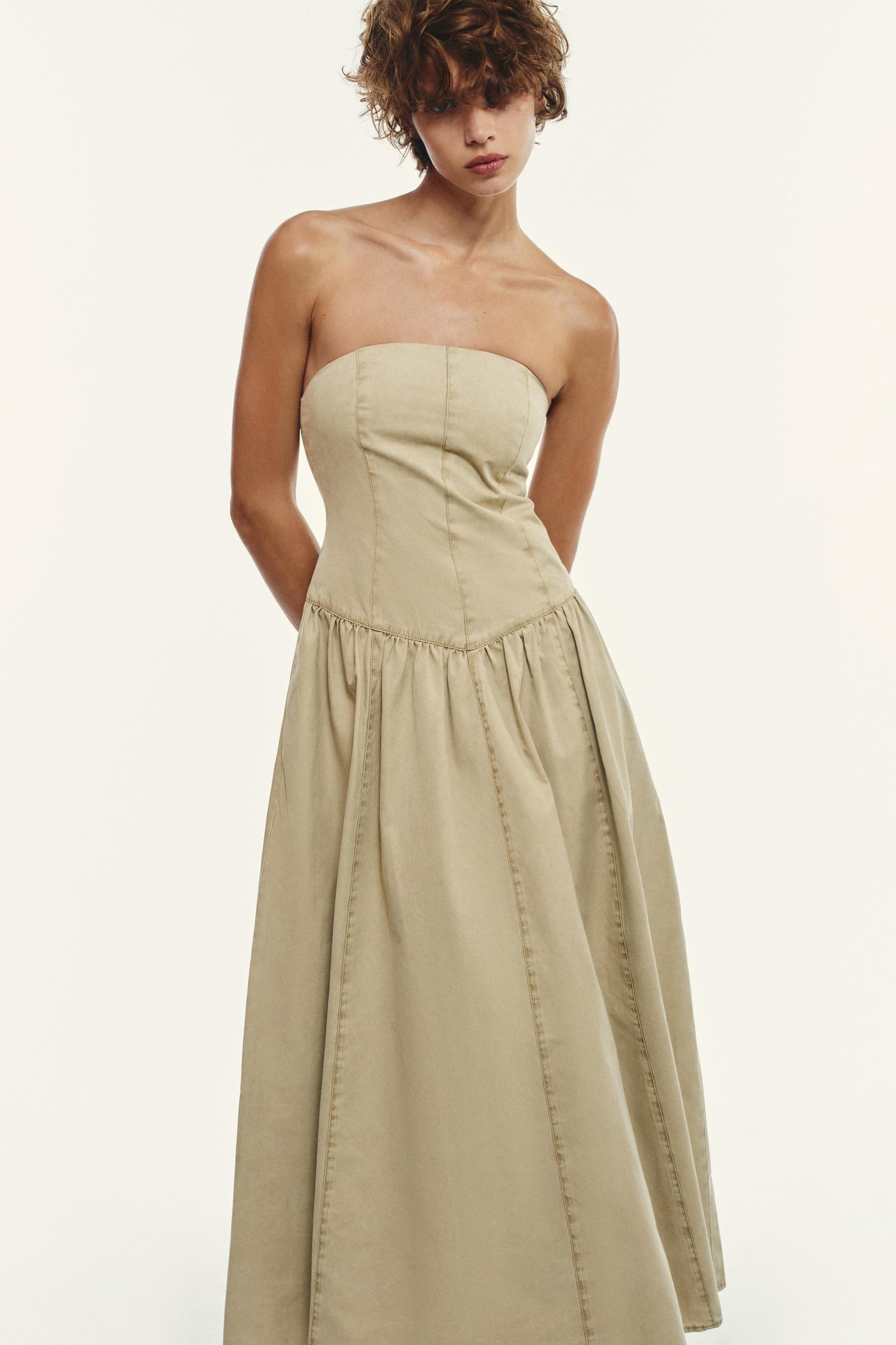 STRAPLESS DRESS - Image 2