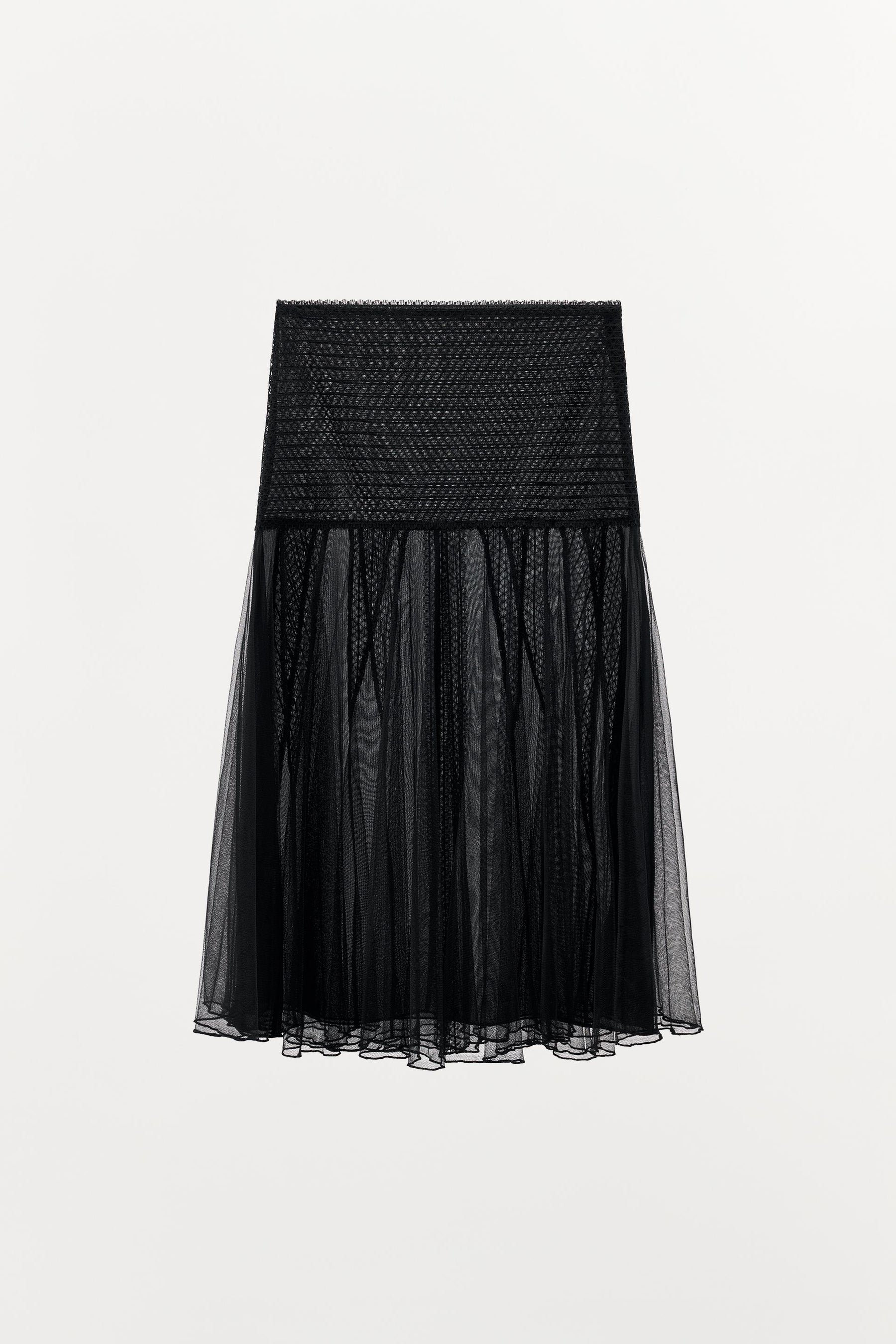 LACE TULLE SKIRT