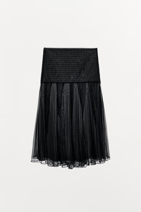 LACE TULLE SKIRT