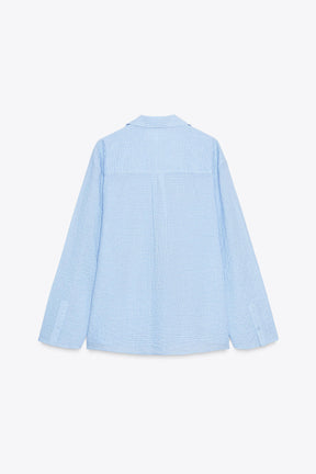 Textured Oversize Shirt