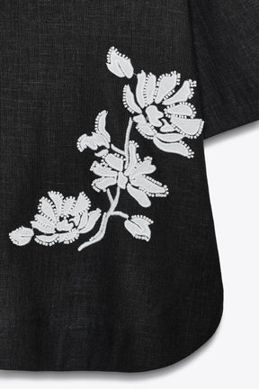 Beaded Embroidery Shirt