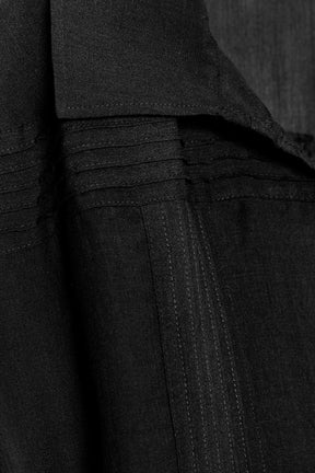 RAMIE BLEND PINTUCK SHIRT