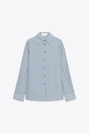 Striped Flowing Shirt