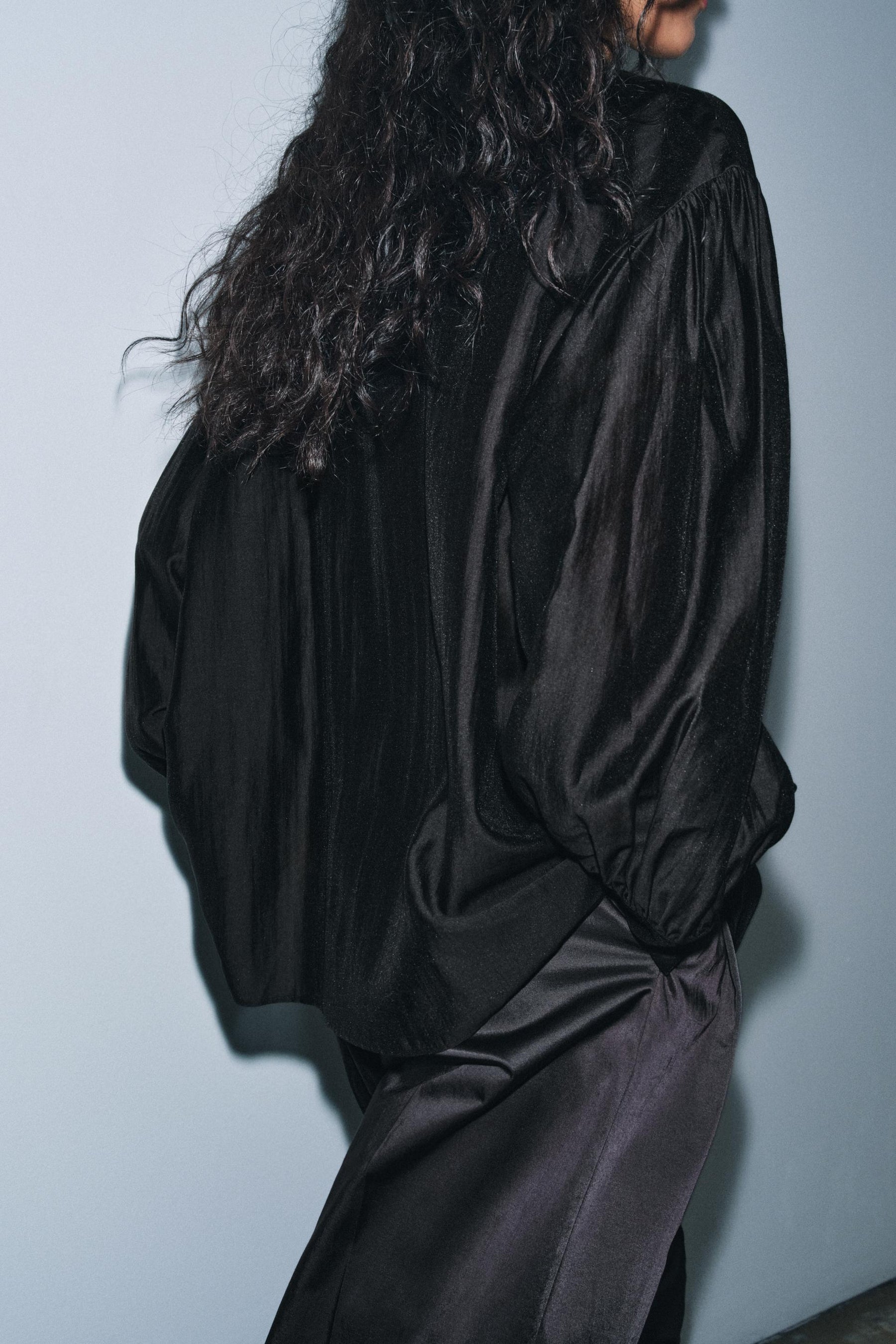 Flowing Shirt with Ties