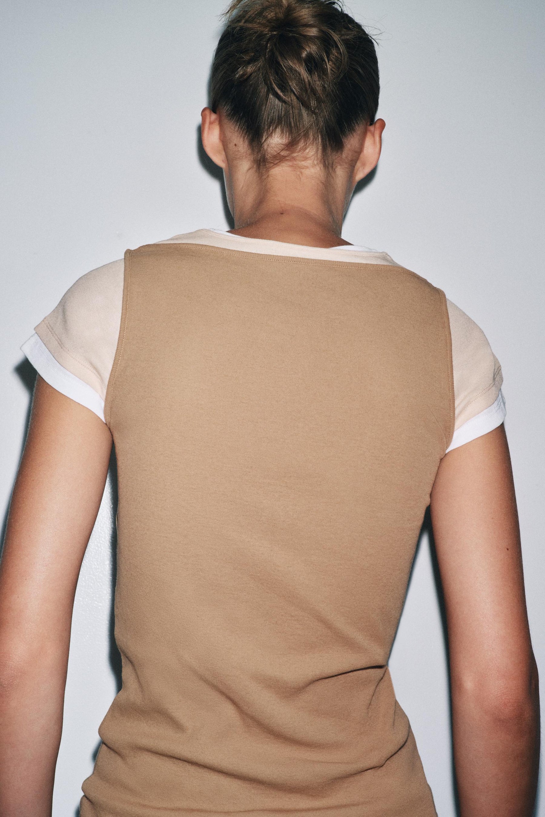 Contrast Layered Shirt