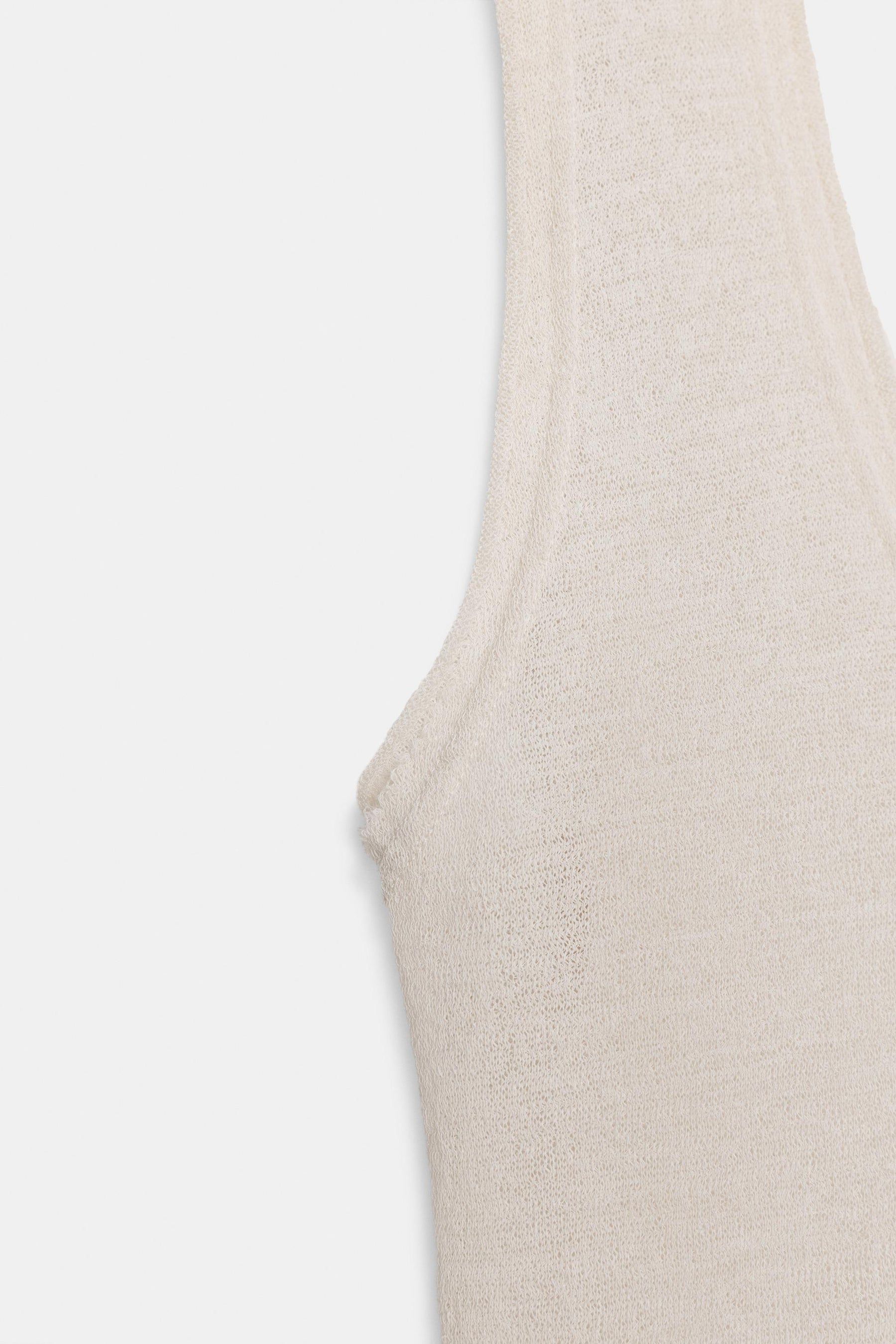 Wool Blend Sleeveless Top