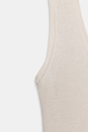 Wool Blend Sleeveless Top