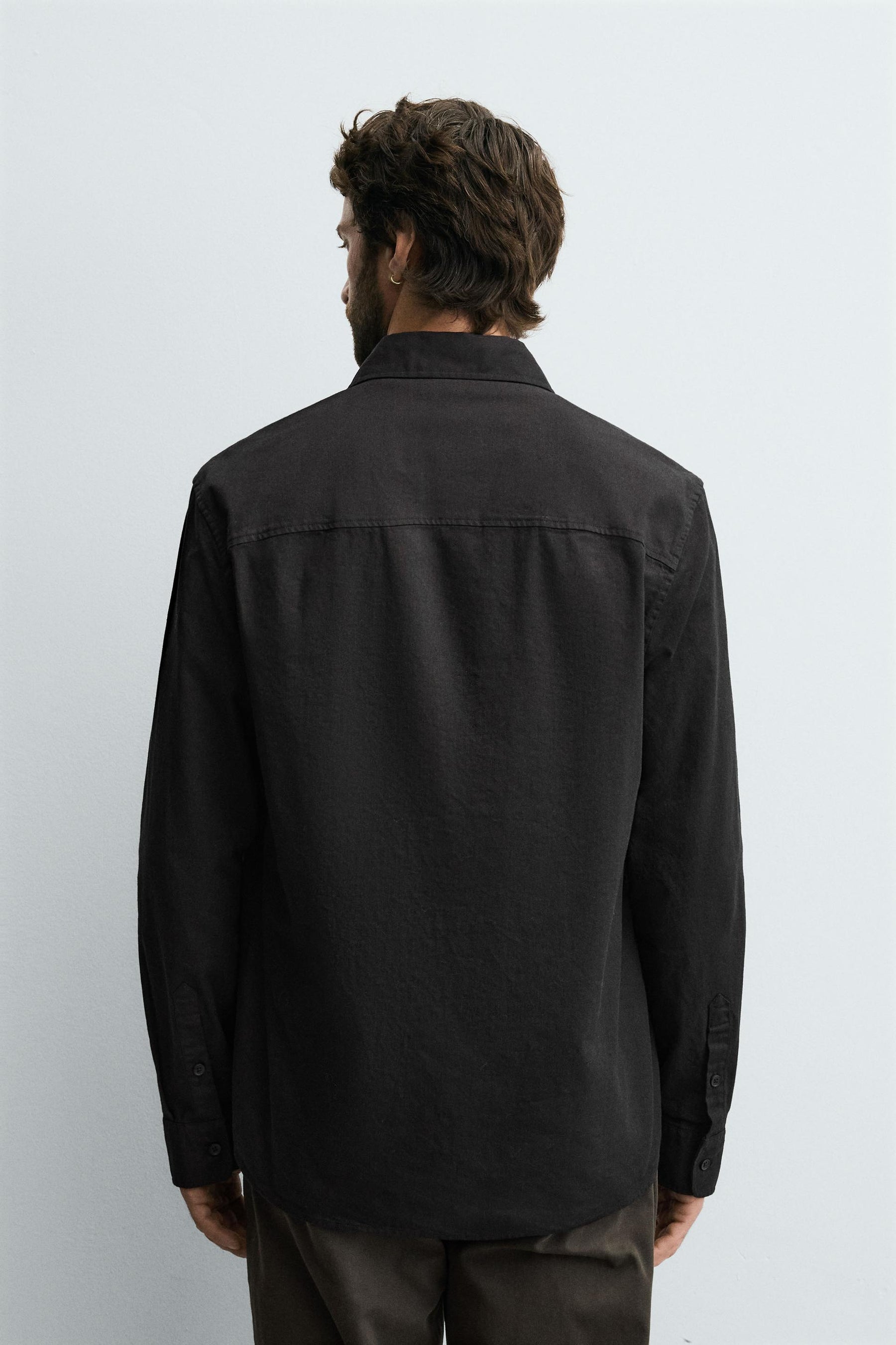 COTTON/LINEN SHIRT - Image 3