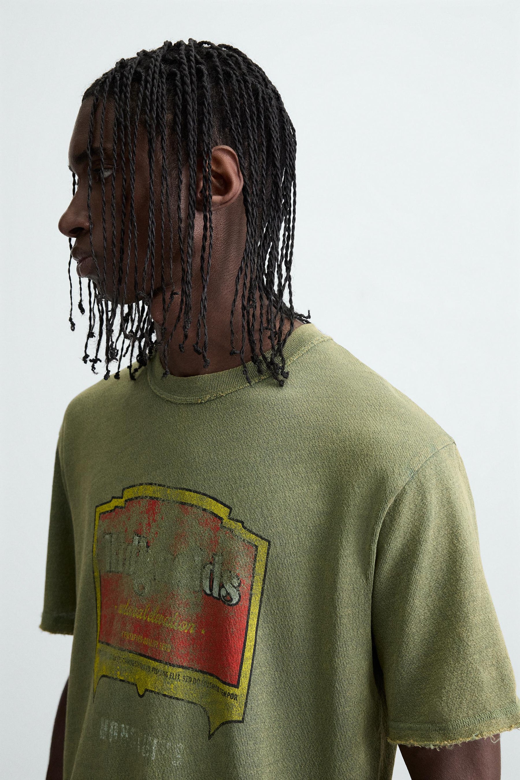 WASHED PRINT KNIT T-SHIRT - Image 6