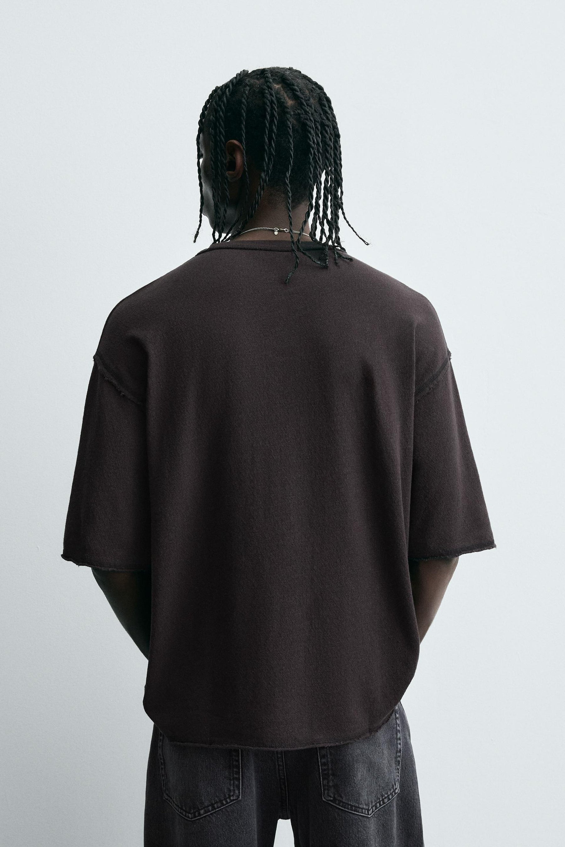 WASHED PRINTED KNIT T-SHIRT - Image 3