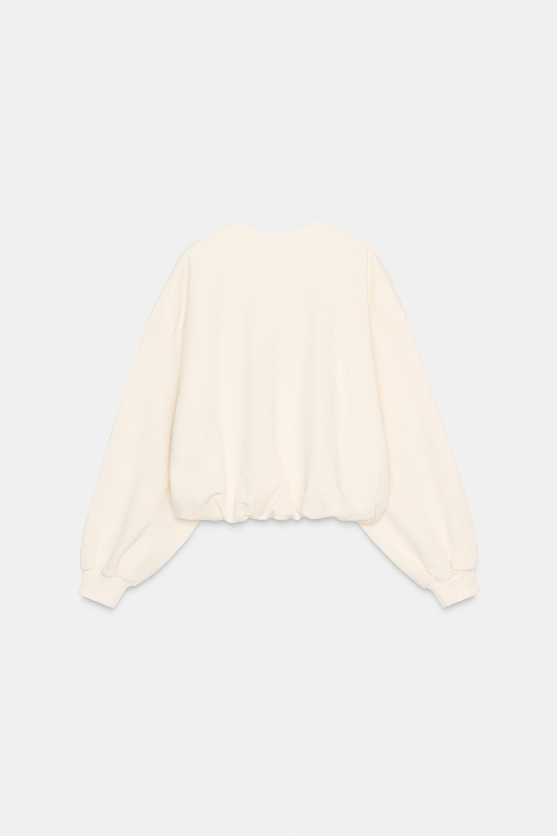 Embroidered Slogan Sweatshirt