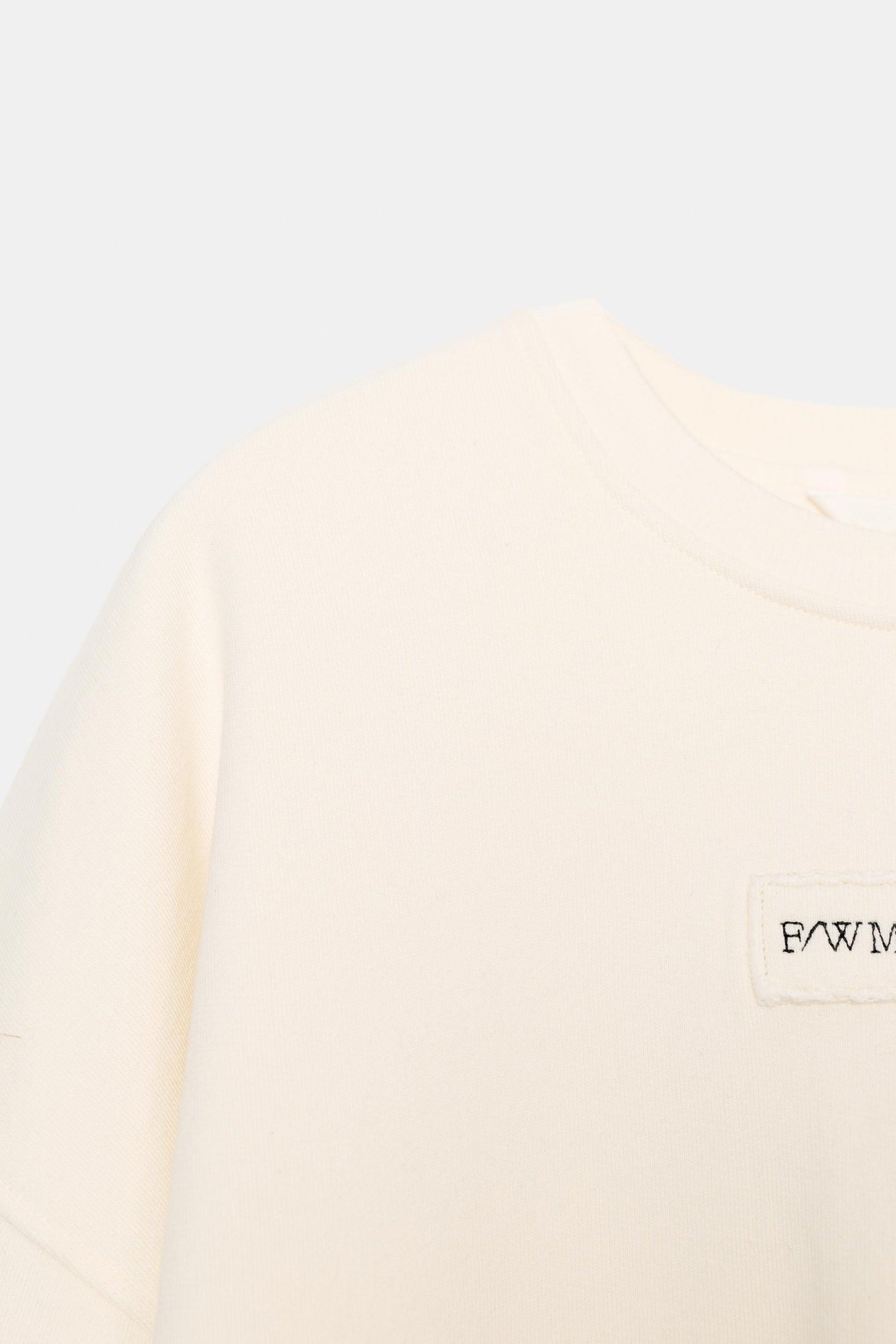 Embroidered Slogan Sweatshirt
