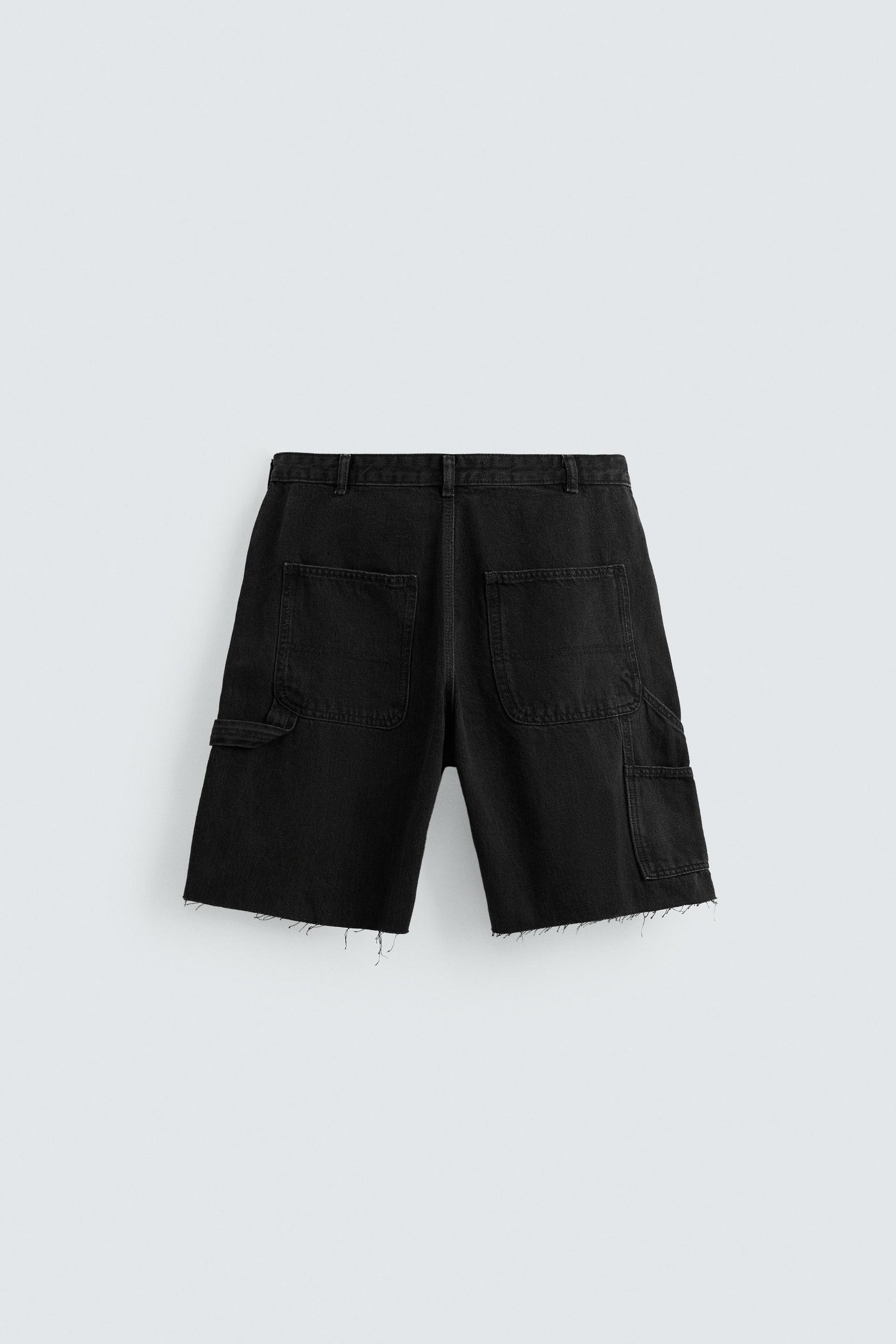CARPENTER POCKET DENIM BERMUDA SHORTS - Image 7