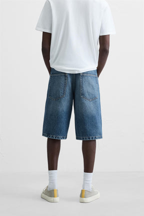 BAGGY FIT DENIM BERMUDAS - Image 3