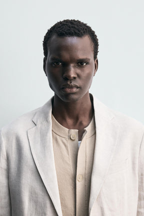 100% LINEN SUIT BLAZER - Image 5