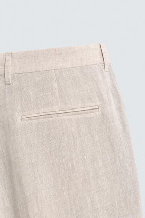 100% LINEN SUIT TROUSERS - Image 9