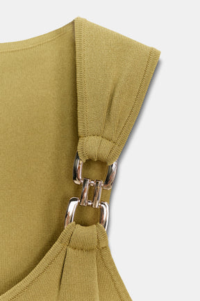 METAL DETAIL KNIT TOP - Image 8