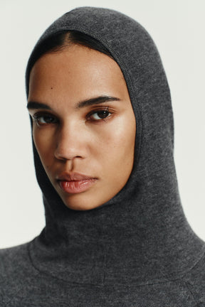 HOODIE KNIT MINI DRESS - Image 6