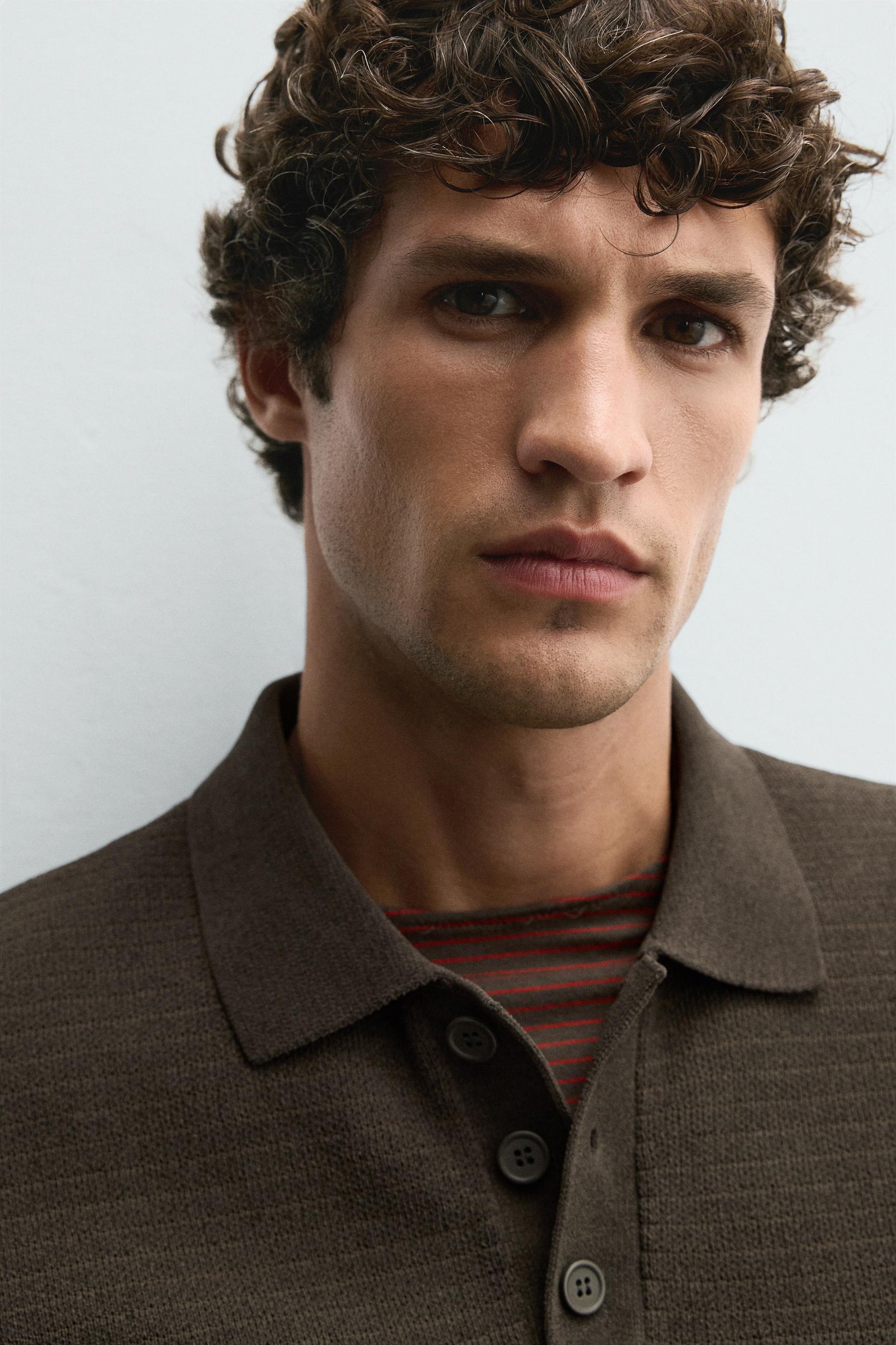 CHENILLE KNIT POLO SHIRT - Image 6