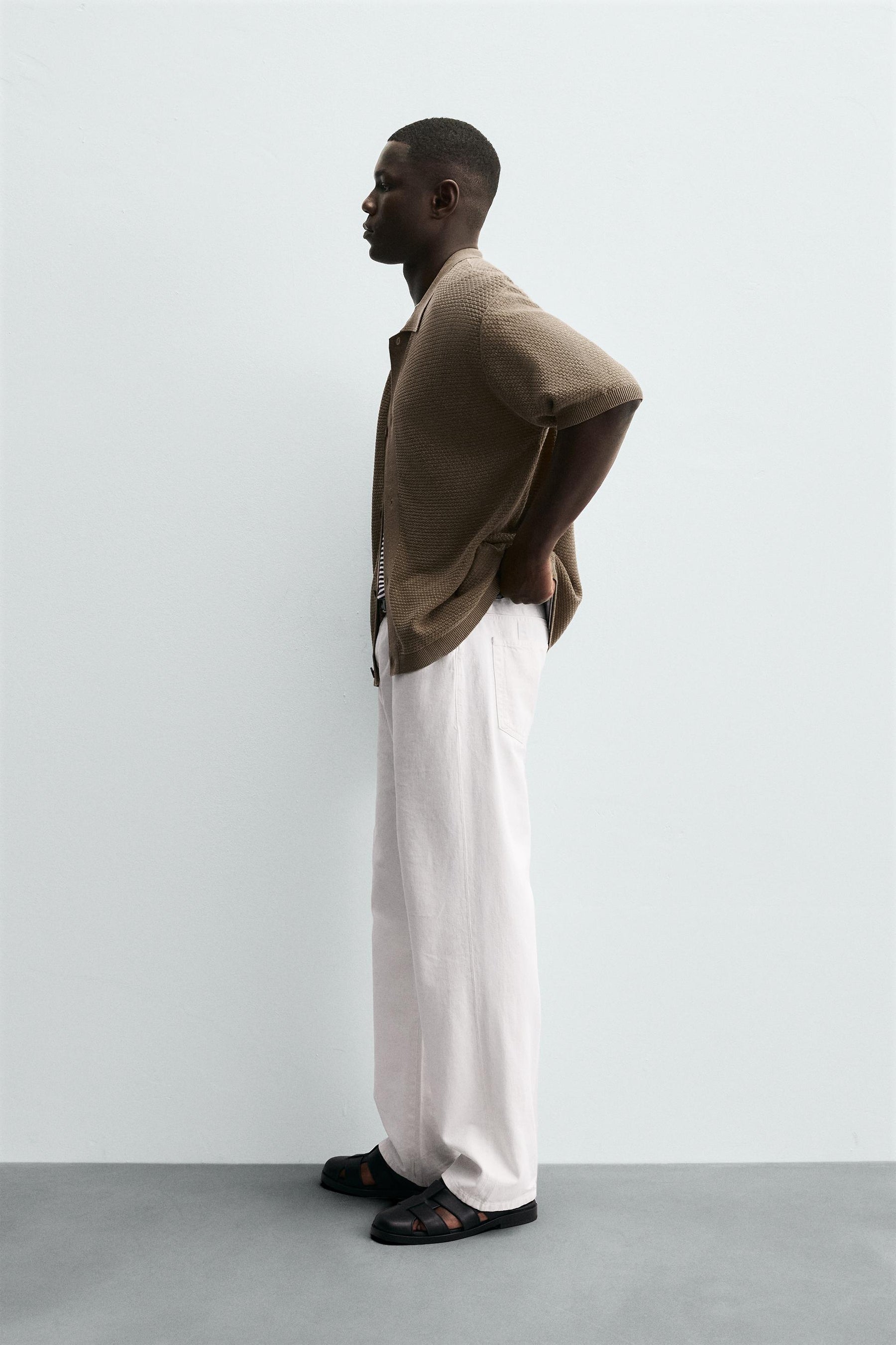 TEXTURED KNIT SHIRT - Image 4