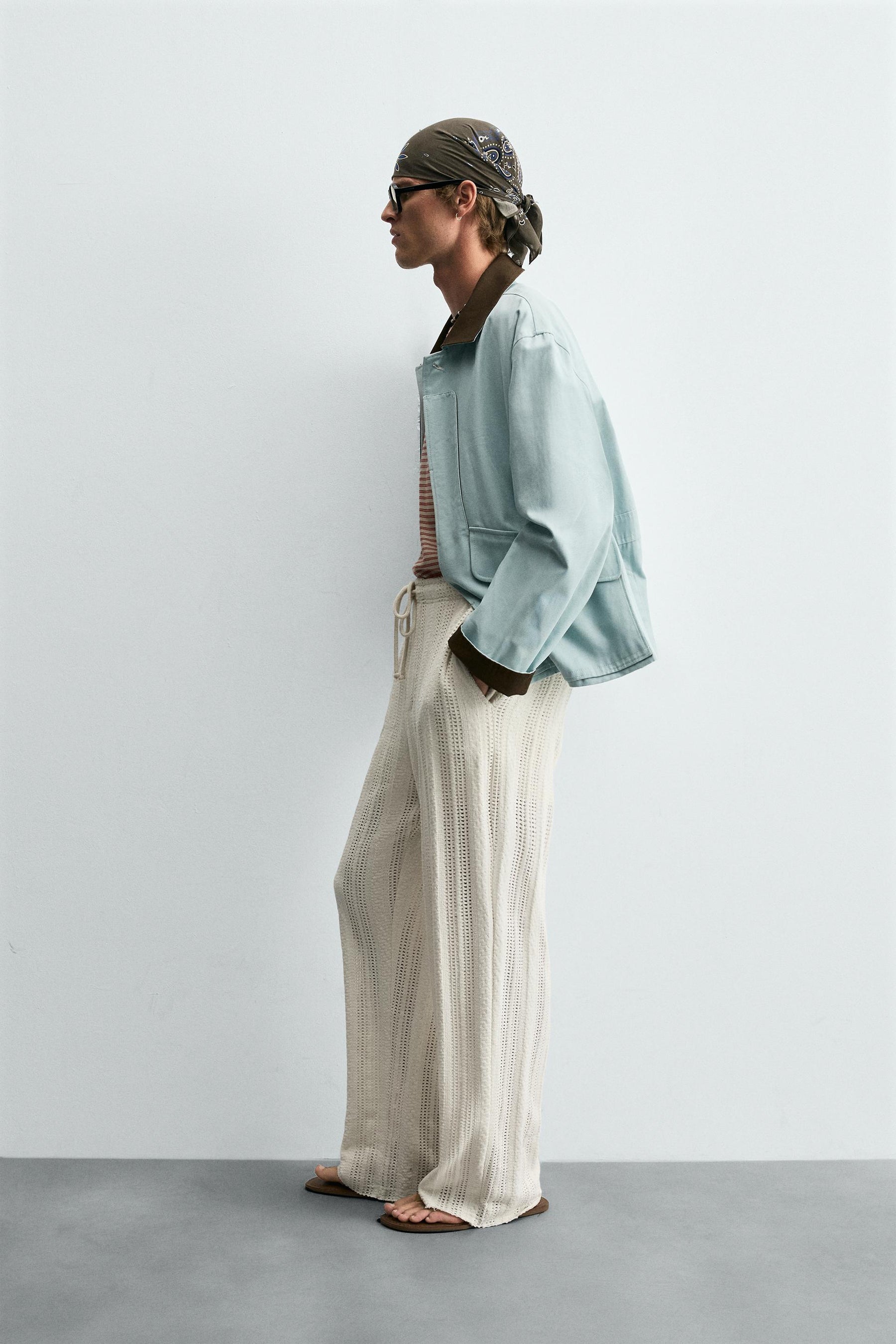 CONTRAST COLLAR JACKET - Image 4